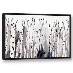 Kirklands Home Birch Trees Floating Framed Wall Art Clearance