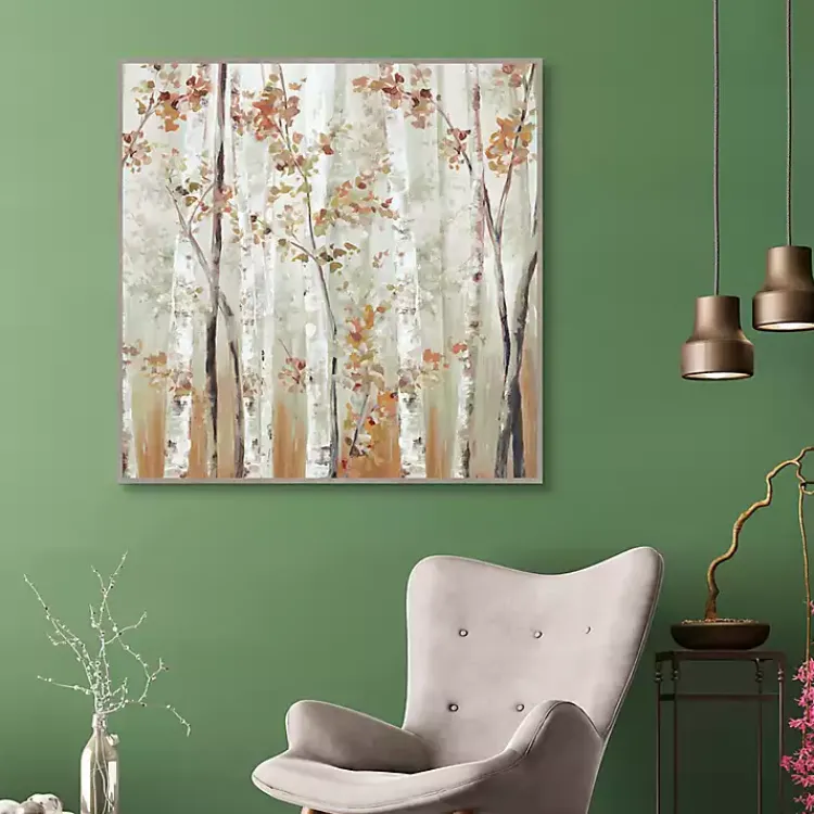 Kirklands Home Birch Wood III Framed Canvas Art Print