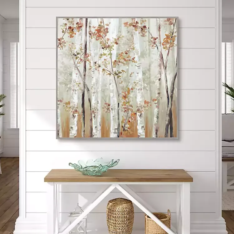 Kirklands Home Birch Wood III Framed Canvas Art Print