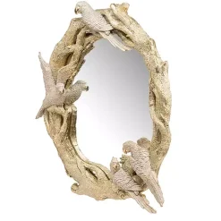 Kirklands Home Birds on Golden Branches Wall Mirror Best