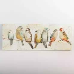 Kirklands Home Birds on Wire Canvas Art Print
