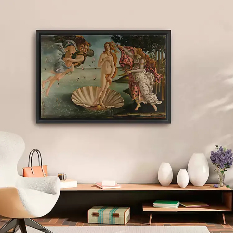 Kirklands Home Birth of Venus Framed Canvas Art Print, 36x28 in. Multi Online