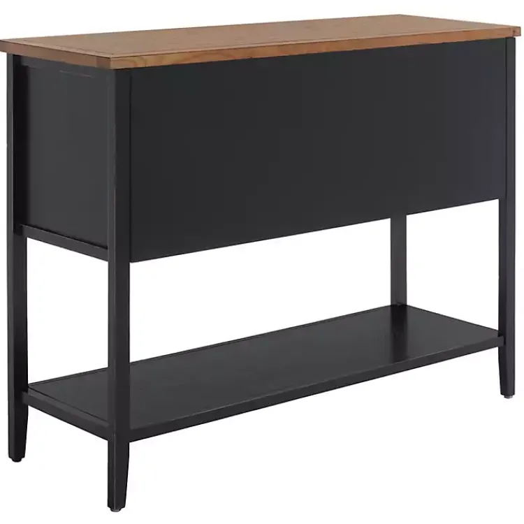 Kirklands Home & Oak 4-Drawer Charlotte Sideboard Black Online