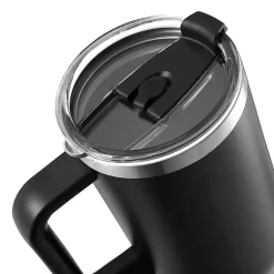 Kirklands Home 40 oz. Insulated Travel Tumbler Black New