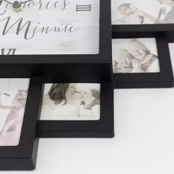 Kirklands Home Black 12 Photo Frame Collage Clock New