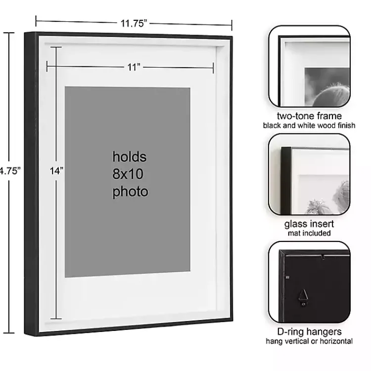 Kirklands Home Black & White Gibson 4-pc. Gallery Wall Frame Set Best