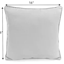 Kirklands Home Black & White My Happy Place Outdoor Pillow Outlet