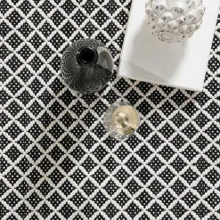 Kirklands Home Black & White Trellis Indoor/Outdoor Rug, 5x8 Online