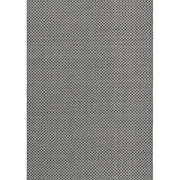 Kirklands Home Black & White Trellis Indoor/Outdoor Runner, 3x8 Online