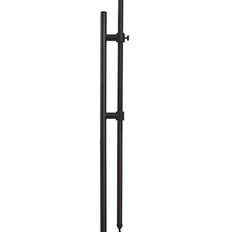 Kirklands Home Adjustable Height Pharmacy Floor Lamp Black Sale
