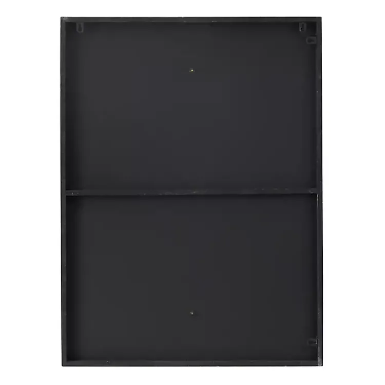 Kirklands Home Black and Gold Abstract Wall Plaque