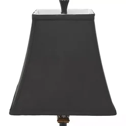 Kirklands Home and Gold Fleur De Lis Buffet Lamp Black Outlet