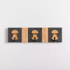 Kirklands Home Black and Natural Wood Dog Hooks Online