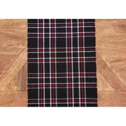 Christmas Dining & Entertaining>Kirklands Home and Red Plaid Table Runner Black