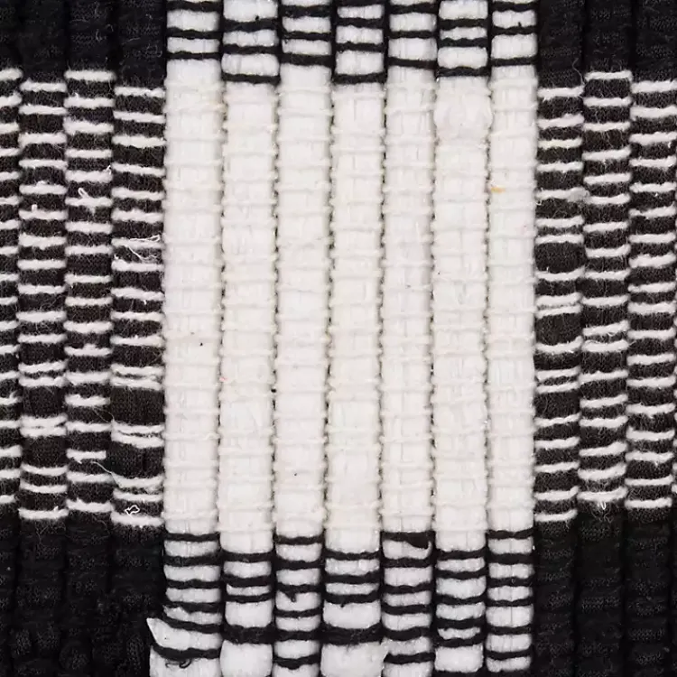 Kirklands Home and White Buffalo Check Accent Rug Black Online