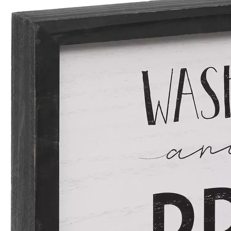 Kirklands Home Black and White Jesus and Germs Plaque Best