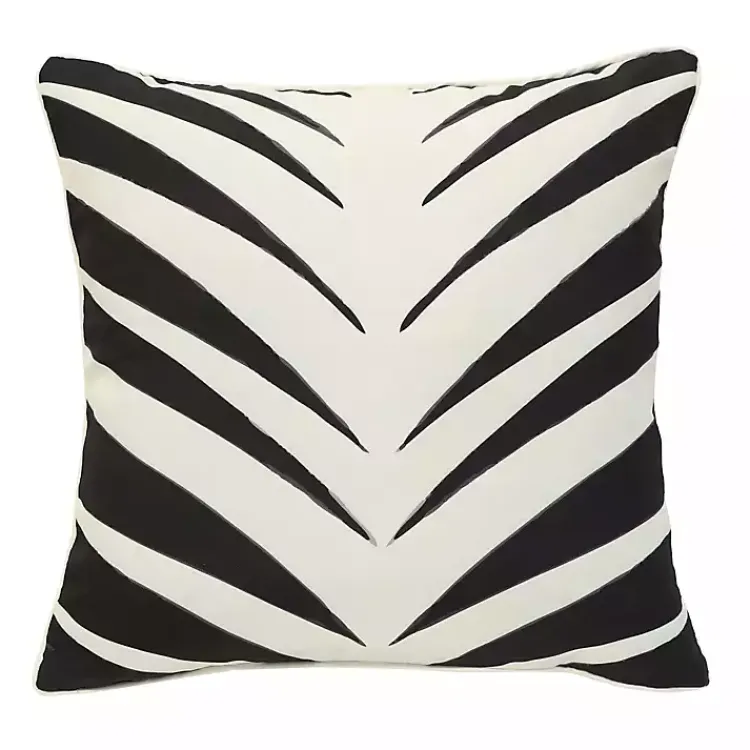 Kirklands Home Black and White Zebra Outdoor Pillow Sale