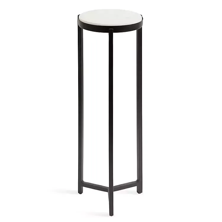 Kirklands Home Angular Marble Accent Table Black Online