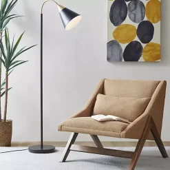 Kirklands Home Arched Cone Shade Floor Lamp Black Hot