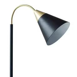 Kirklands Home Arched Cone Shade Floor Lamp Black Hot