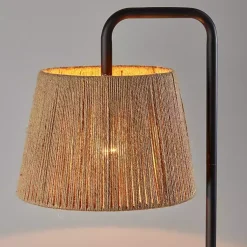 Kirklands Home Arched Rope Lampshade Floor Lamp Black Sale