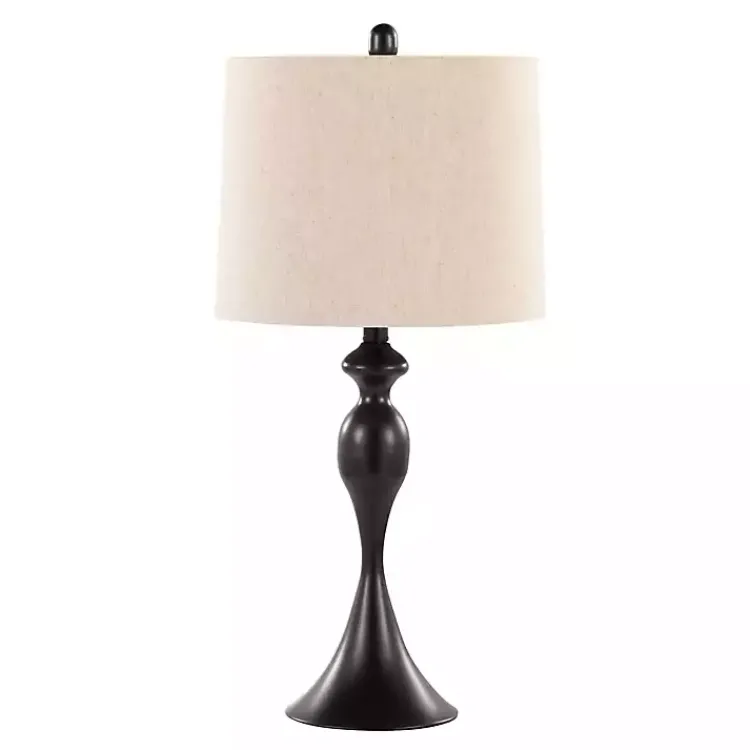 Kirklands Home Ashland Table Lamps, Set of 2 Black Clearance