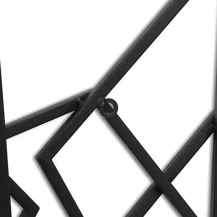 Kirklands Home Astraga Pentagon Plaque Black