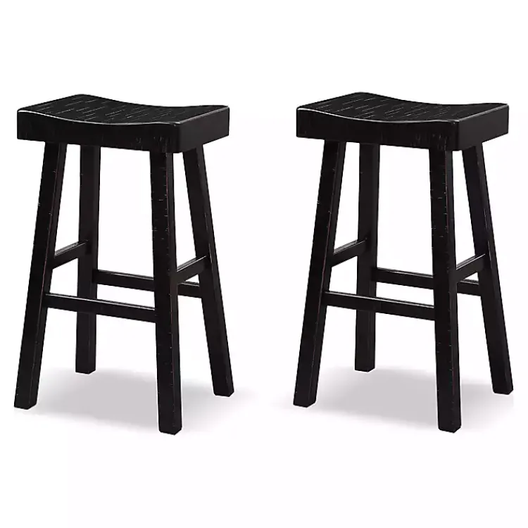 Kirklands Home Backless Cooper Bar Stools, Set of 2 Black Online