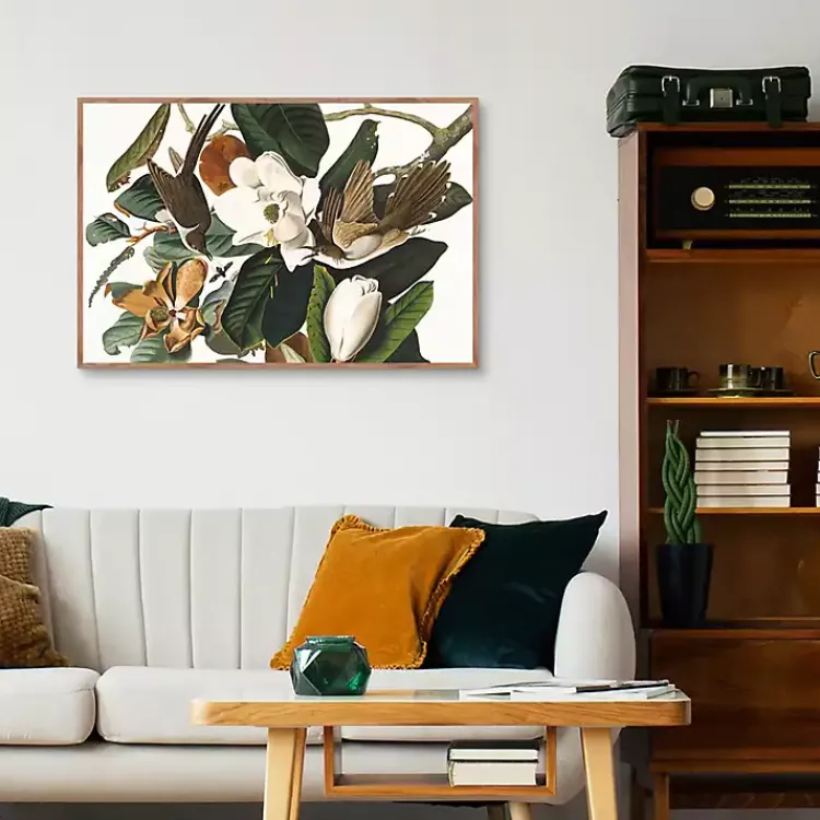 Kirklands Home Black Billed Cuckoo Framed Canvas Art Print Multi Clearance