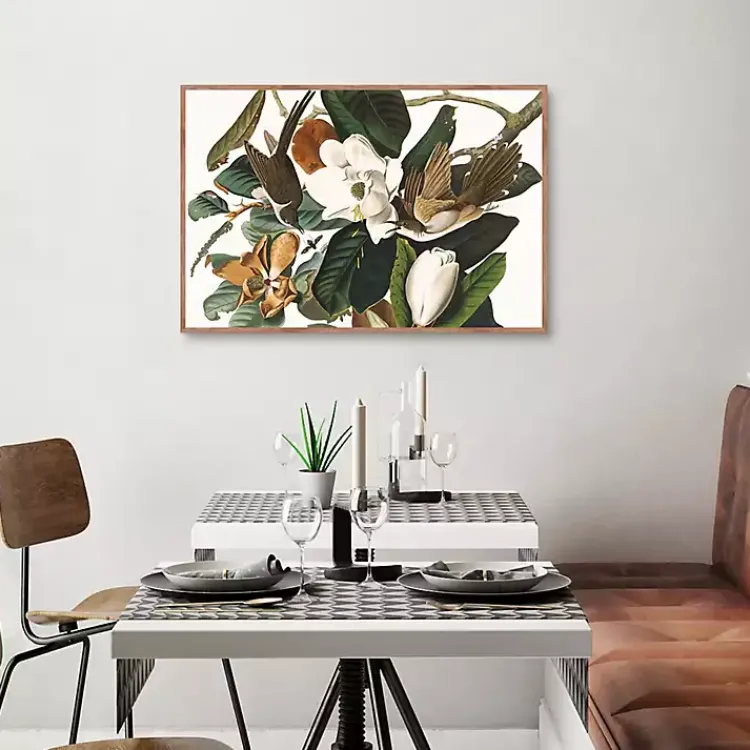 Kirklands Home Black Billed Cuckoo Framed Canvas Art Print Multi Clearance
