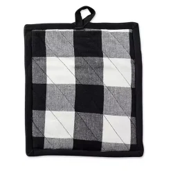Kirklands Home Black Buffalo Check 3-pc. Potholder & Towel Set