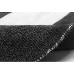 Kirklands Home Black Cabana Stripe Indoor/Outdoor Scatter Rug Hot