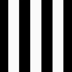 Kirklands Home Cabana Stripe Outdoor Pillow, 16 in. Black Clearance