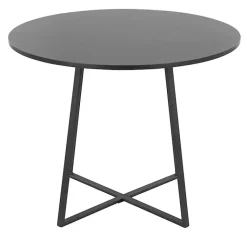 Kirklands Home Canary Cosmo Round Dining Table Black Best