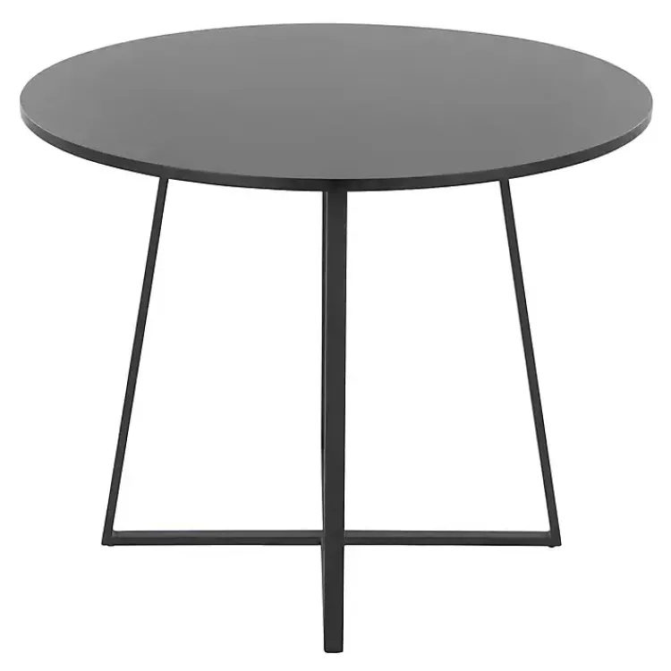 Kirklands Home Canary Cosmo Round Dining Table Black Best