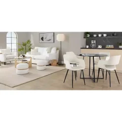 Kirklands Home Canary Cosmo Round Dining Table Black Best