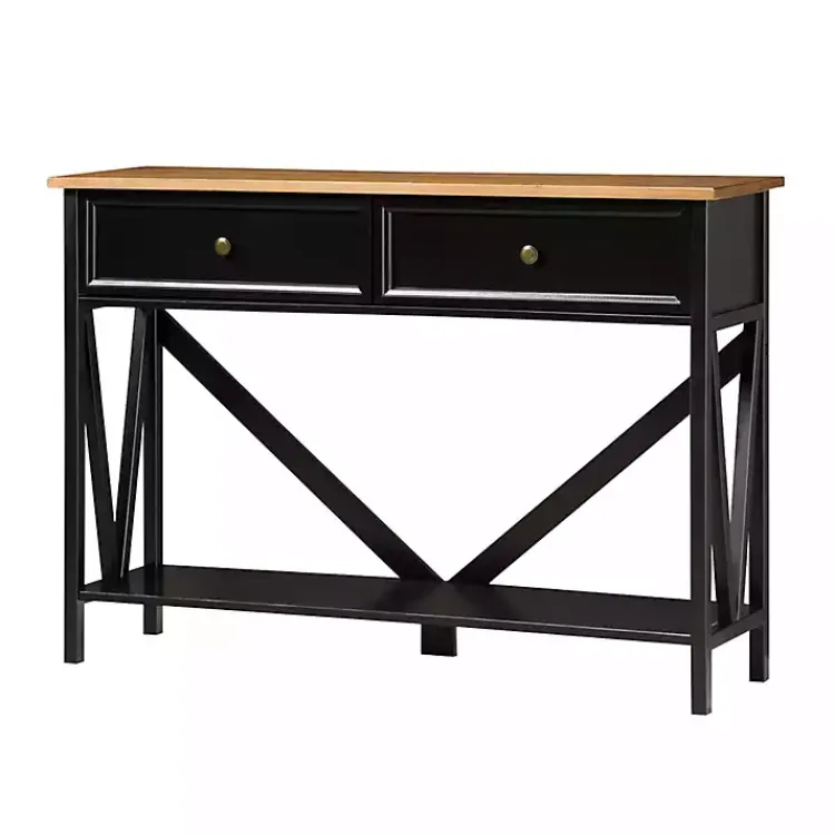 Kirklands Home Cara Console Table Black Sale