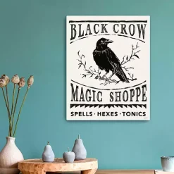 Halloween>Kirklands Home Black Crow Canvas Art Print