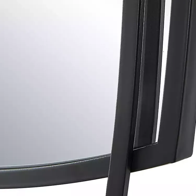 Kirklands Home Black Curved Overlapping Wall Mirror Discount