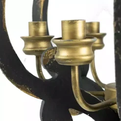 Kirklands Home Black Distressed Gold Chandelier Clearance