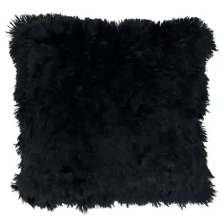 Pillows>Kirklands Home Faux Fur Throw Pillow Black