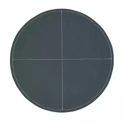 Kirklands Home Faux Leather Placemats, Set of 4 Black Online