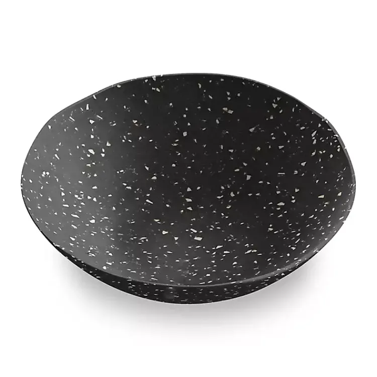Kirklands Home Faye Melamine Cereal Bowls, Set of 6 Black