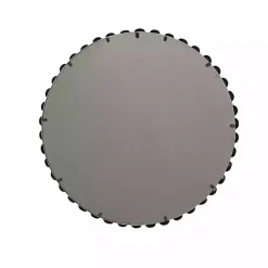 Kirklands Home Black Foiled Beaded Wall Mirror, 36 in. Outlet