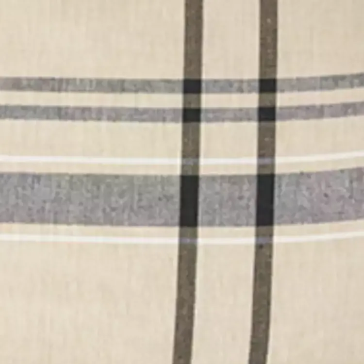 Kirklands Home French Stripe Napkins, Set of 6 Black Clearance