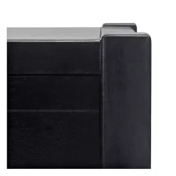Kirklands Home Geometrical Industrial Pull Accent Table Black Sale