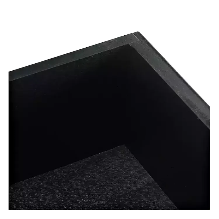 Kirklands Home Geometrical Industrial Pull Accent Table Black Sale