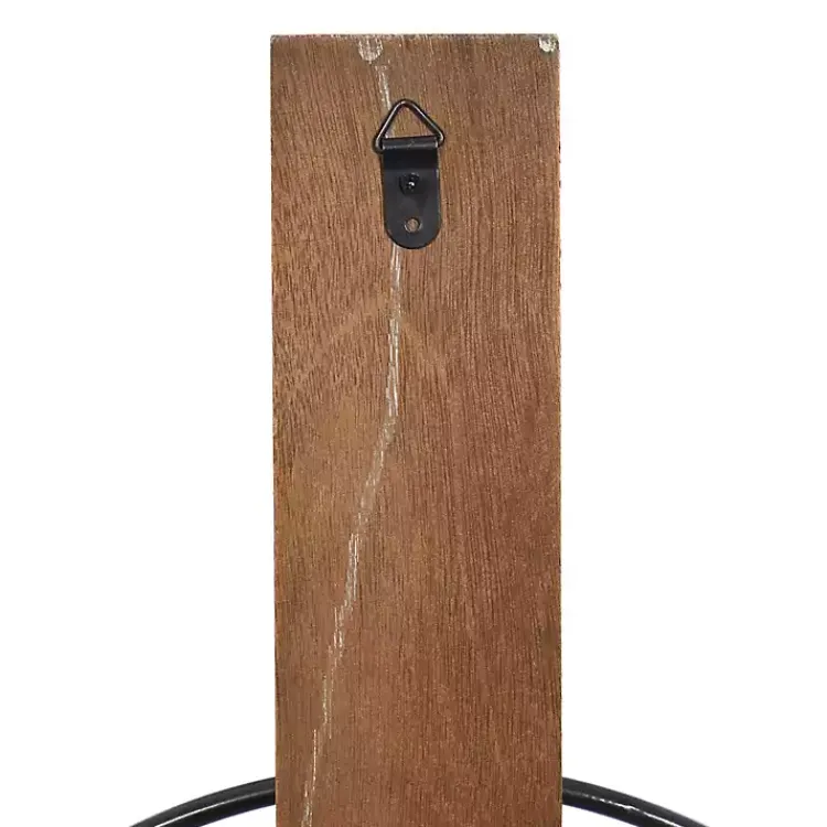 Sconces>Kirklands Home Black Hoop Glass Sleeve Wall Sconce, 28 in.