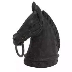 Statues & Figurines>Kirklands Home Horse Head Statue, 12 in. Black