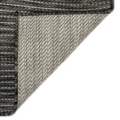 Kirklands Home Intertwined Santal Outdoor Area Rug, 6x9 Black Sale